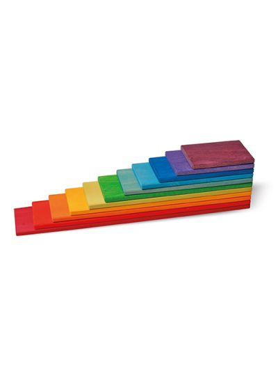 Gioco in legno Grimm's - Rainbow Building Boards