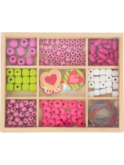 Gioco in legno Legler – Set di perle da infilare