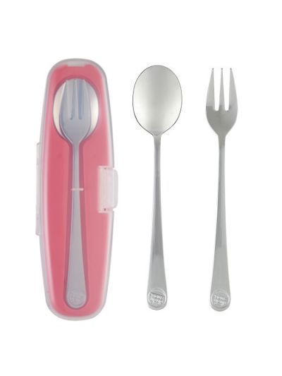 Set di posate in acciaio Inox Innobaby- Cucchiaio e forchetta