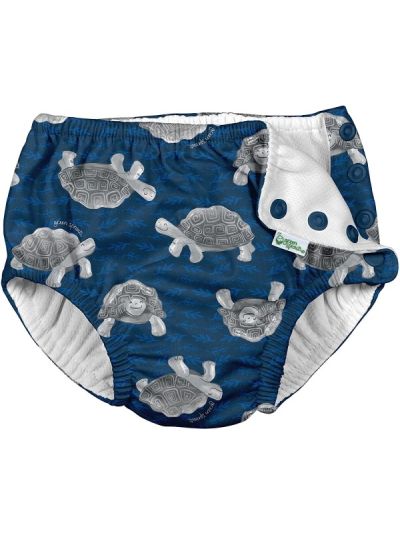Costume Contenitivo I Play - Navy Tortoises con bottoncini 