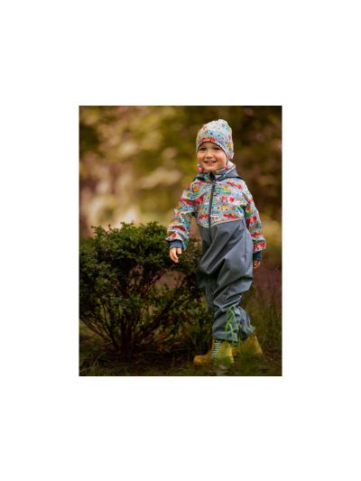 Tuta impermeabile in softshell Unuo-con rivestimento in pile- Zoo in viaggio