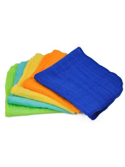 Mussole in cotone biologico Green Sprouts in vari colori (confezione da 5 pezzi)