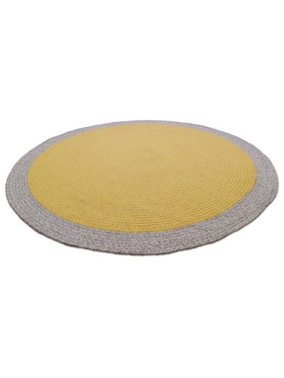 Tappeto d’arredo per la cameretta Nattiot – NOLAN CURCUMA in lana intrecciata