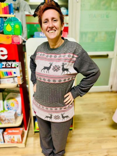 Abbigliamento donna- Pigiama in caldo cotone Renne