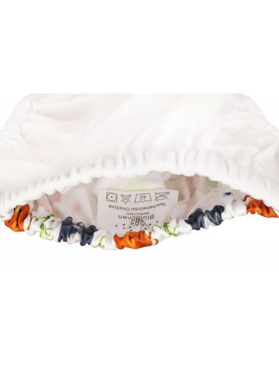 Pannolino lavabile Blümchen - Pocket con velcro senza inserti Africa