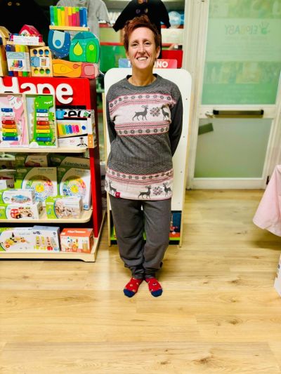 Abbigliamento donna- Pigiama in caldo cotone Renne