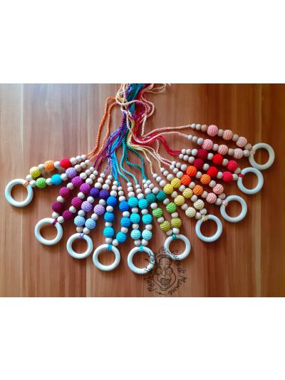 Collana allattamento Mani di fata con ciondolo Anello in vari colori