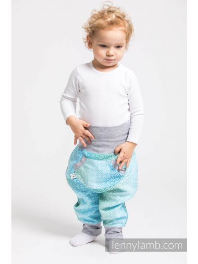 Pantalone LennyBaggy - Big Love - Ice Mint & Grey