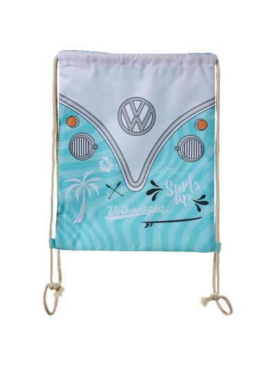 Sacca in cotone Puckator per il cambio, le scarpe Volkswagen VW T1 Camper Bus Surf Adventure in vari colori