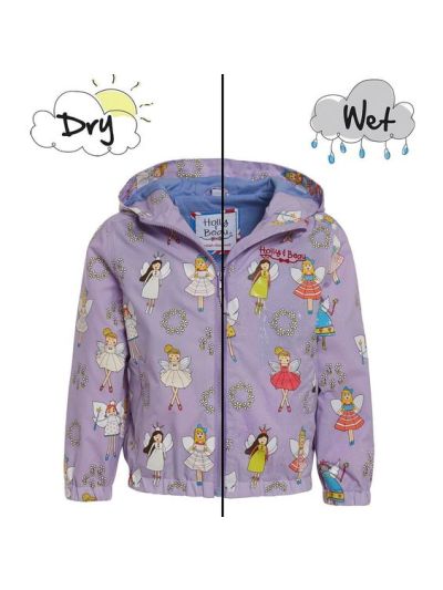  Giacca Holly and Beau Impermeabile che cambia colore - Fatine TG. 3/4 anni