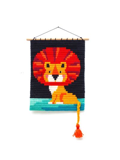 Kit per il ricamo Sozo - Quadretti da parete a punto croce per bambini in vari colori