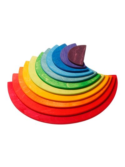 Gioco in legno Grimm's - Rainbow Semi Circles