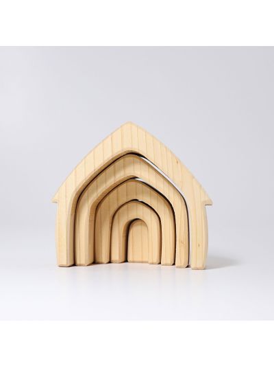 Gioco in legno Grimm's - Casetta in legno naturale