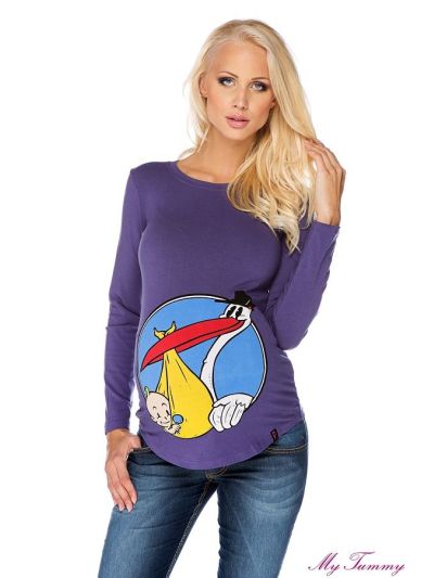 Maglia Maternità Cicogna 