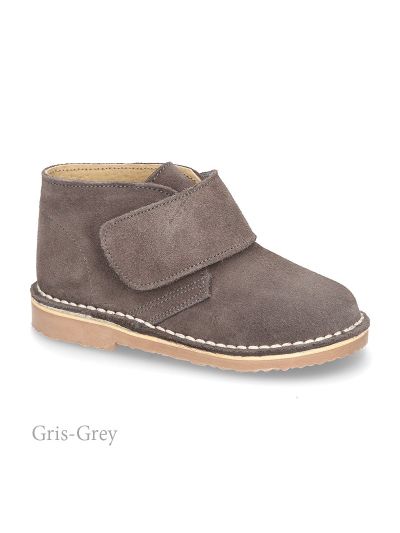 Botas Gris con Velcro