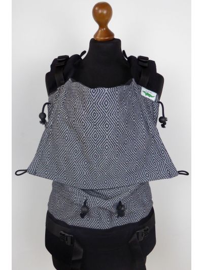 Marsupio Ergonomico Buzzidil Versatile - Diamond Dust Argento - Preschooler