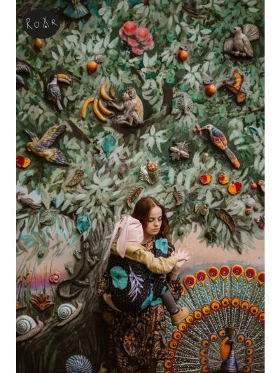 Fascia Portabebè - Roar - Coquelicots Mint