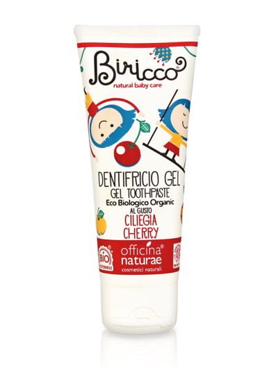 Biricco DENTIFRICIO NATURALE PER BAMBINI CILIEGIA 