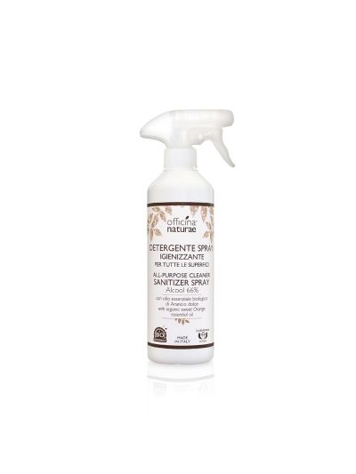 Cosmesi naturale Officina naturae- Detergente Spray Igienizzante per tutte le superfici