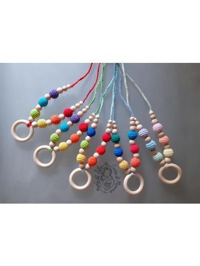 Collana allattamento Mani di fata con ciondolo Anello in vari colori