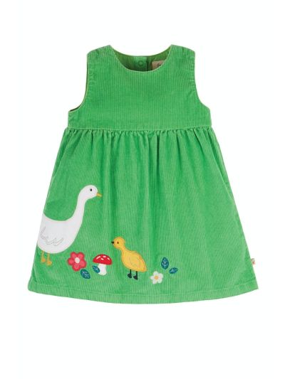 Vestito da bambina Frugi - Lily Cord Dress Fjord Green/Duck