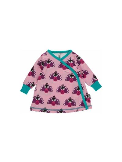 Maxomorra Peacock Dress Wrap LS