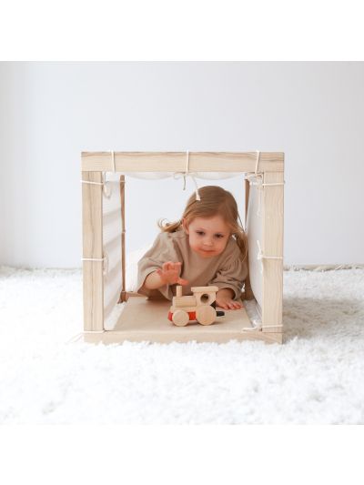 Gioco in legno Mobbli - Pikler cubo richiudibile