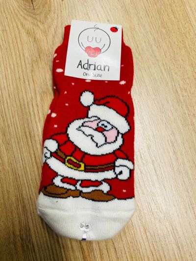 Calzini antiscivolo di Natale per la famiglia in varie taglie- Babbo Natale