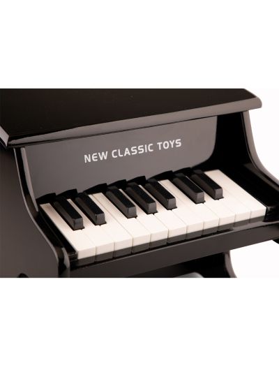 Gioco musciale in legno Classic Toys- Pianoforte Nero 18 tasti