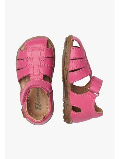 Sandalo Naturino SEE semi aperto in pelle in vari colori