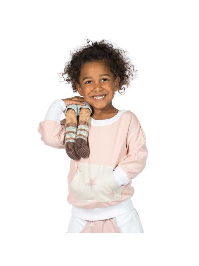  Fidella - Felpa Outer Space rosa taglia 0/3 mesi 