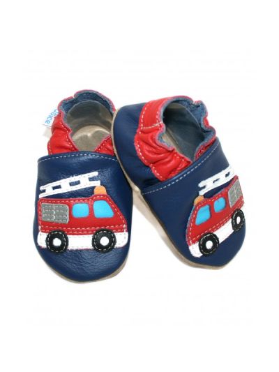 Scarpine primi passi BaBice - Fire truck navy