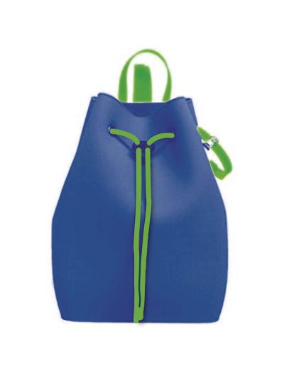 SCRUNCH - Zaino BLU/VERDE