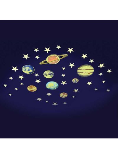 Accessori per la cameretta The Original Glowstars Company - Stelle e Pianeti brillanti