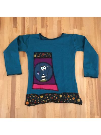 Gato con rayas en rosa Tg.M