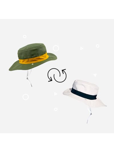 Cappello reversibile Anti-UV Ki et la- Panama Kaki