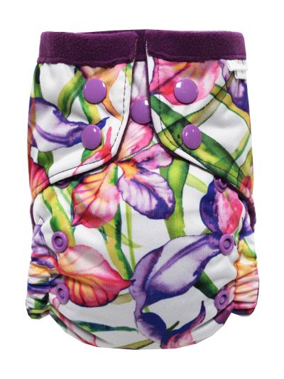 Pannolino lavabile Breberky- Pocket con bottoni senza inserti Newborn-vari colori