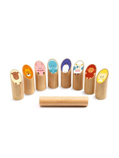 Gioco in legno Djeco- Primi birilli Kyyanimo