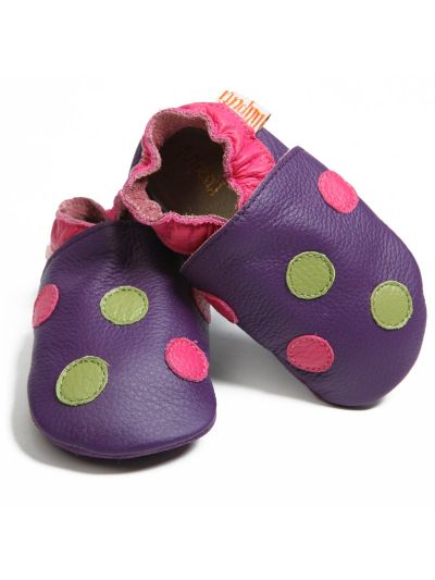 Scarpine primi passi Liliputi - Polka Dots Purple