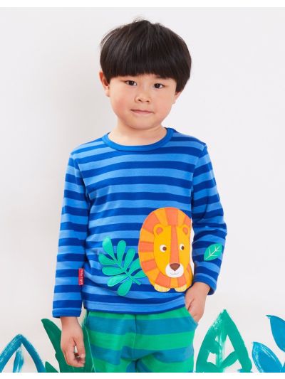 Maglia da bambino in cotone biologico Toby Tiger in vari colori