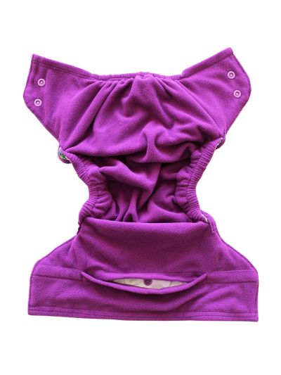 Pannolino lavabile Breberky- Pocket con bottoni senza inserti Newborn-vari colori