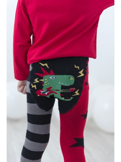 Leggings Elobaby Dino Rock Nero