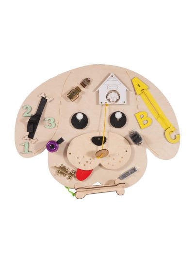 Gioco in legno 3Toys- Pannello montessoriano Cagnolino