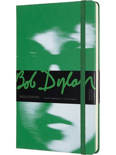 Taccuino Moleskine con copertura rigida 13X21CM verde- Bob Dylan