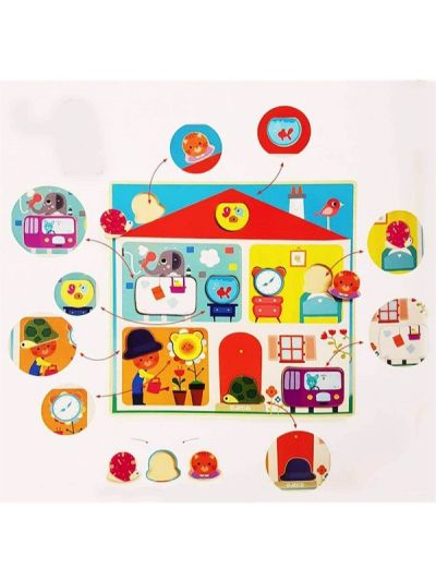 Puzzle per bambini Djeco- Puzzle interscambiabile Swappy