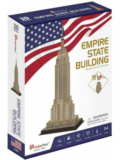 Puzzle tridimensionale Cubic Fun- Empire State Building