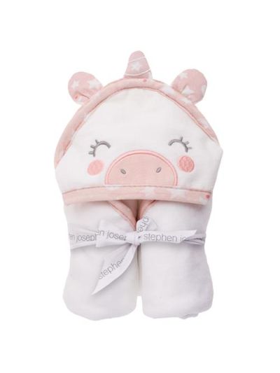 Asciugamano in cotone Stephen Joseph con Cappuccio- Unicorno