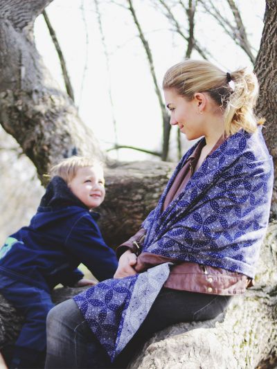 Oscha Starry Night Nebula Shawl