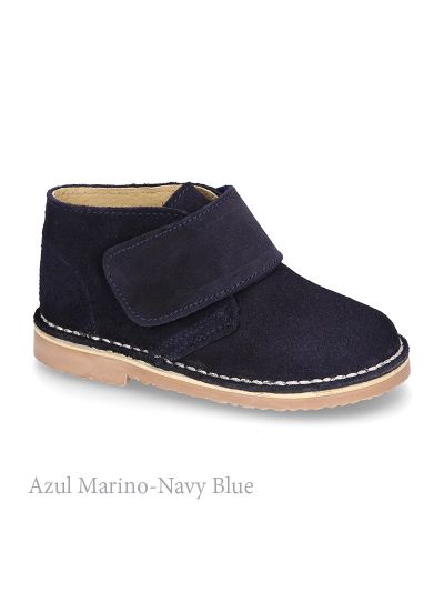 Scarpe Botas Marino con Velcro