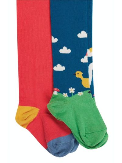 Collant da bambina Frugi – Little Norah, confezione da 2 paia